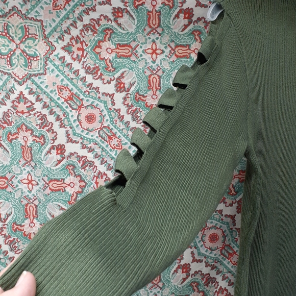 NWT No Boundaries Green Cage Dress, Size 2X (19) - Picture 7 of 8